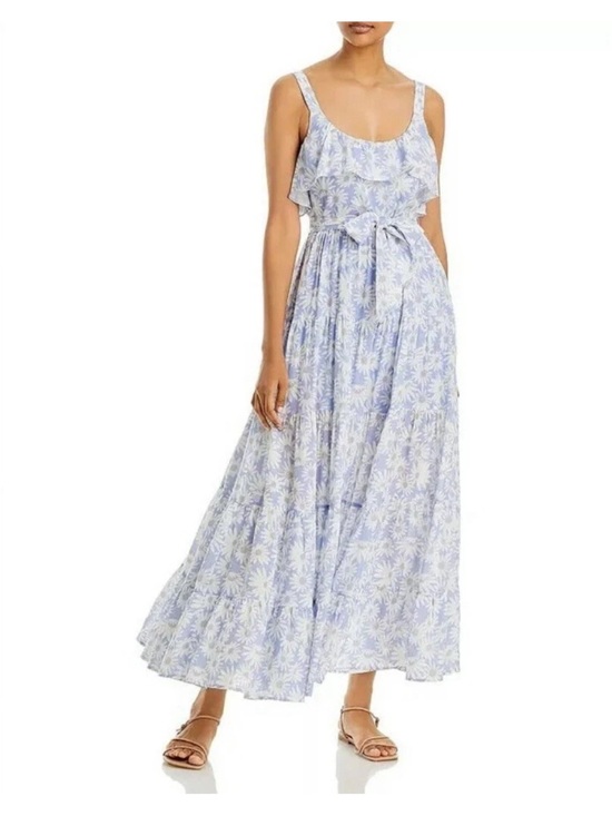 PAIGE Dresses & Skirts - Paige Tevin Periwinkle Dress Daisy Floral Print Maxi Size S
$299 Ruffle  NWT